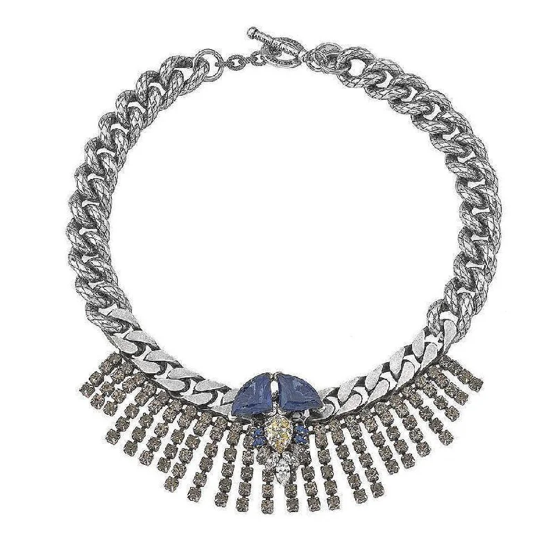 men's style necklaces for women -Rochelle Fringe Necklace