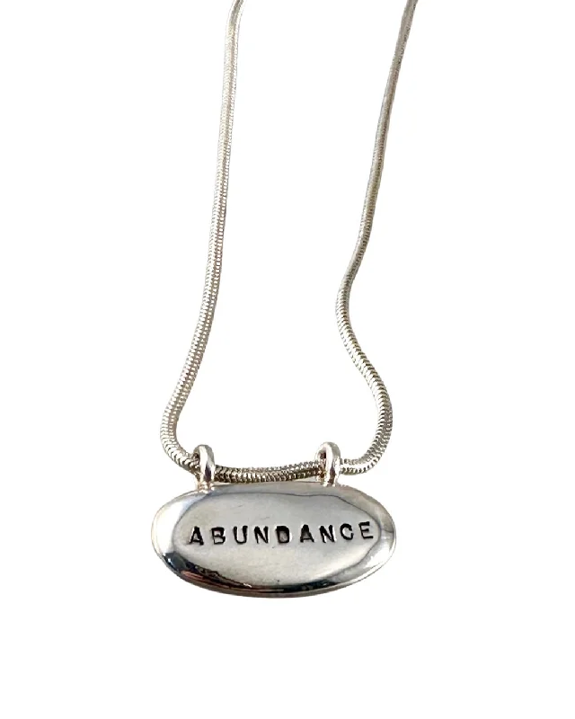 trendy long necklaces for women -16” Abundance Sterling Beach Stone Necklace