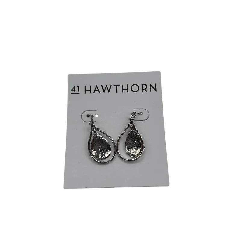 large hoop earrings for women -Earrings Dangle/Drop By 41 Hawthorn In Silver