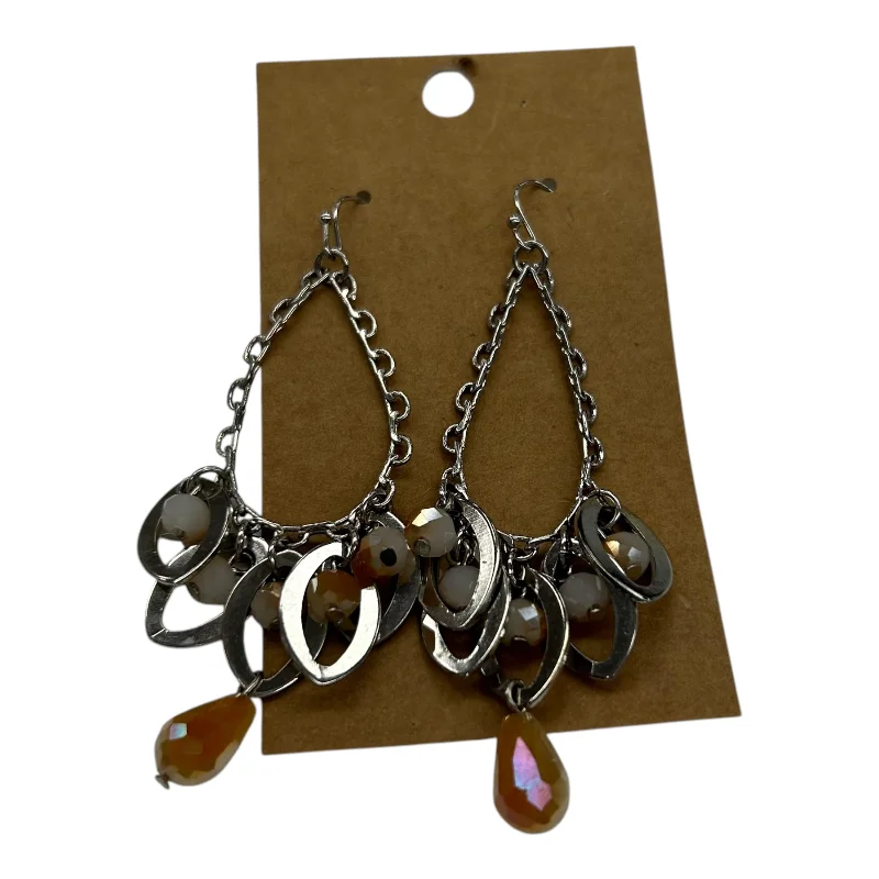 birthday gift earrings for women -Earrings Dangle/Drop By Clothes Mentor In Silver