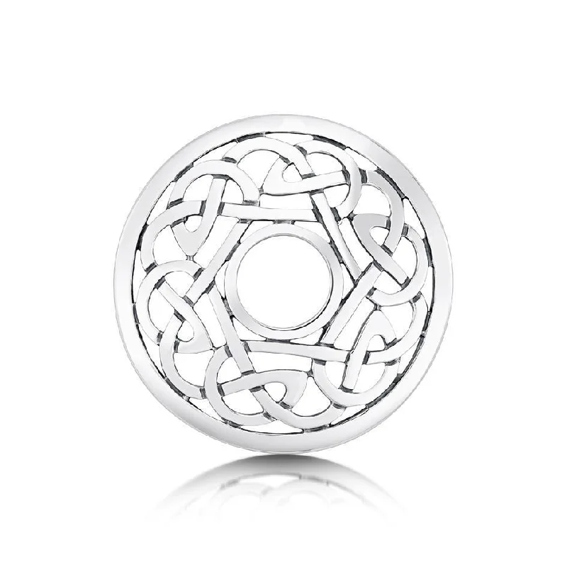 Sterling Silver Celtic Brooch - BX11