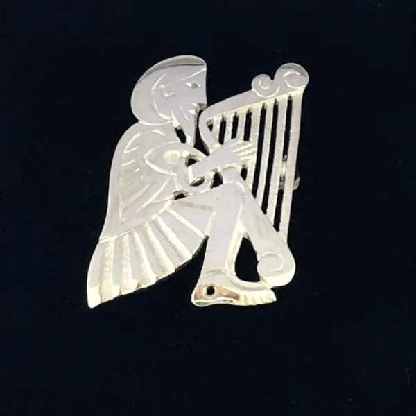 Silver Harper Brooch