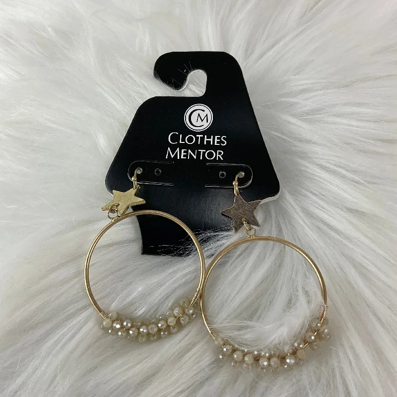 elegant pearl drop earrings -Earrings Dangle/drop By Clothes Mentor