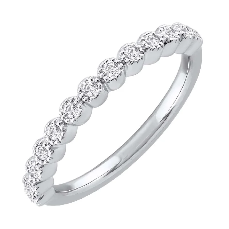 eternity rings with diamonds -1/5 Carat Diamond Wedding Band Ring in Gold