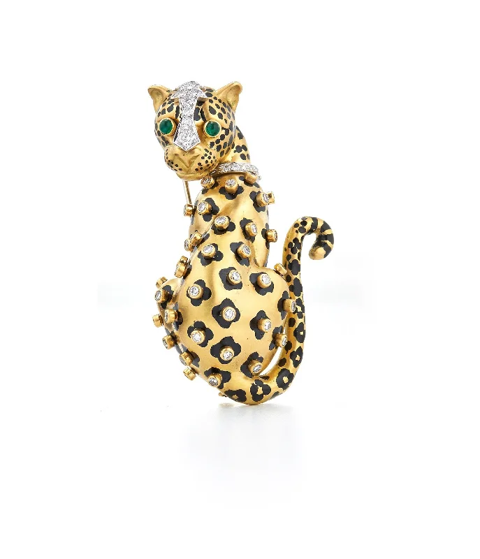 Leopard Brooch