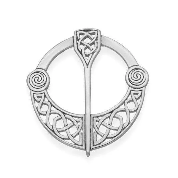 Sterling Silver Celtic Brooch-B589