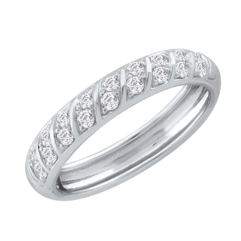 diamond rings for women -1/3 Carat Diamond Wedding Band Ring in Gold