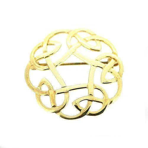 18ct Gold Celtic Brooch  - GB268  ORT