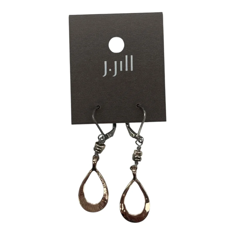 dangle earrings for women -Earrings Dangle/Drop By J. Jill In Gold