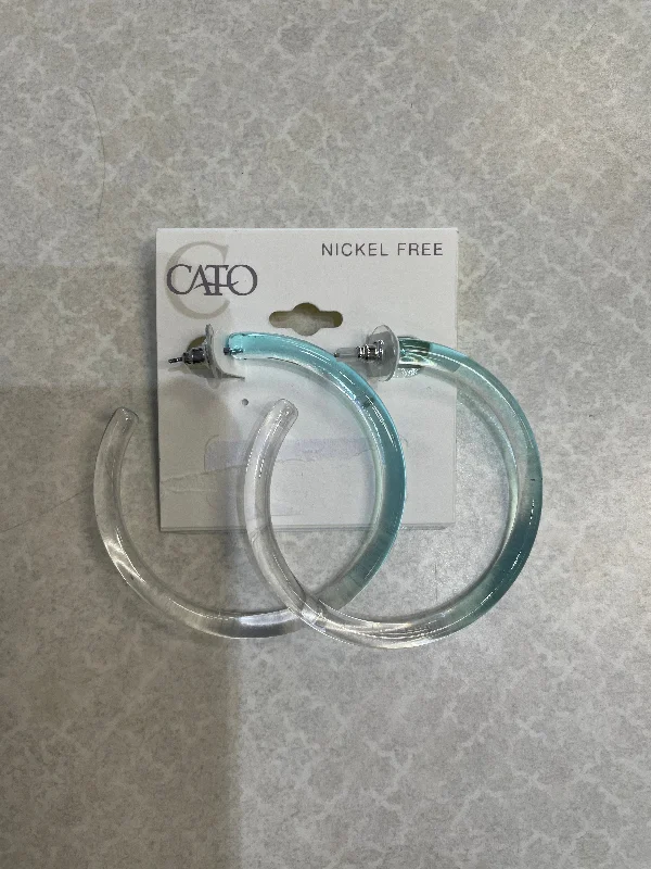 custom engraved earrings -Earrings Hoop By Cato, Size: 0