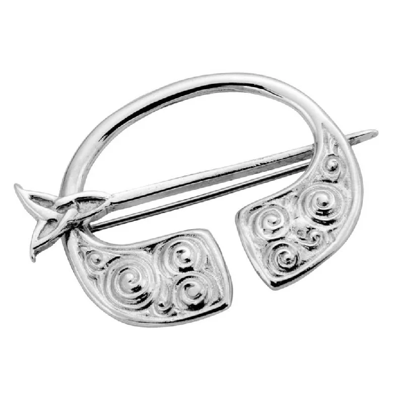 Sterling Silver Celtic Pennanular Brooch - NO083