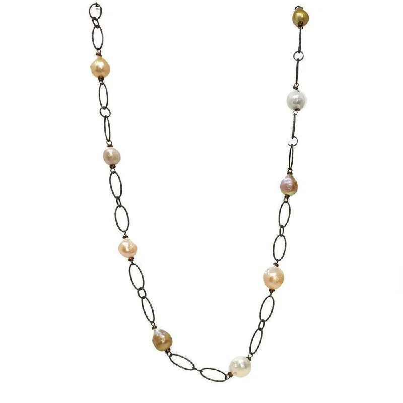 classic pendant necklaces for women -Stationed Pearl Necklace