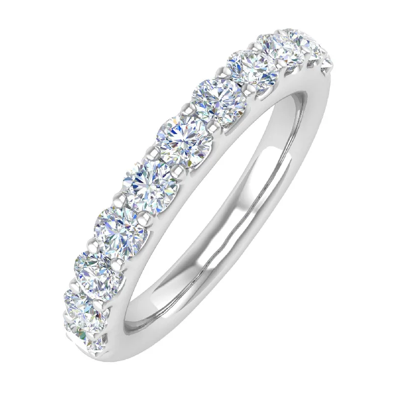 engagement rings with diamonds -1 Carat Diamond Wedding Band Ring in Gold