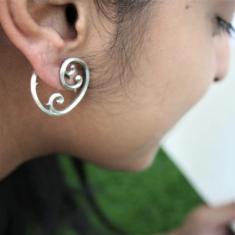 statement earrings for women -Jaali Studs