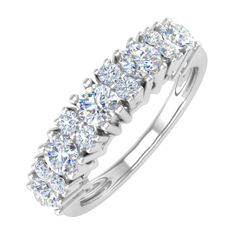 wedding set rings for women -1 Carat Diamond Wedding Band Ring in Gold