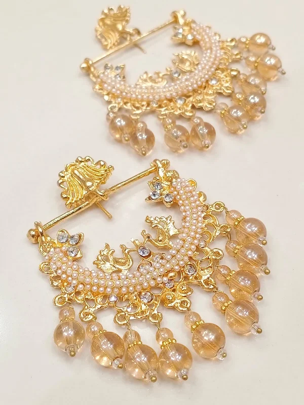 luxury gold earrings for women -Maham Earrings