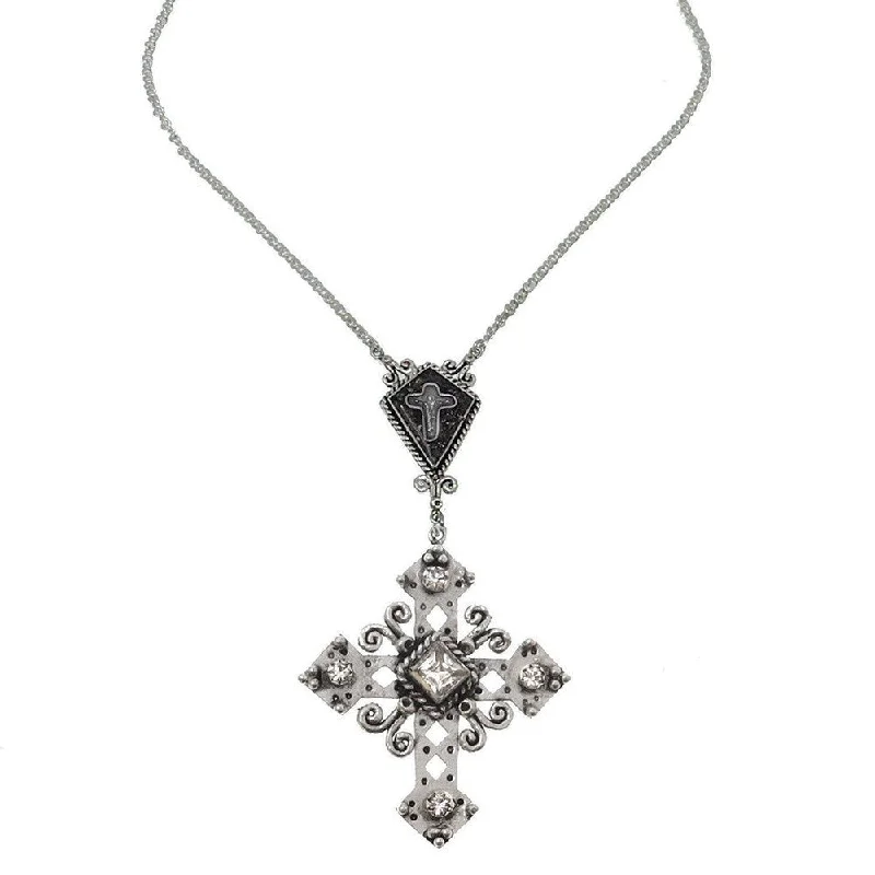 birthstone necklaces for women -Paloma Cross Necklace