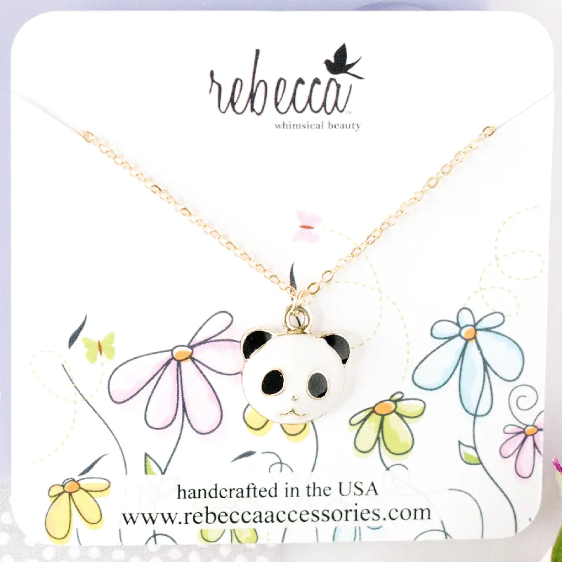 fashion choker necklaces -Panda Necklace