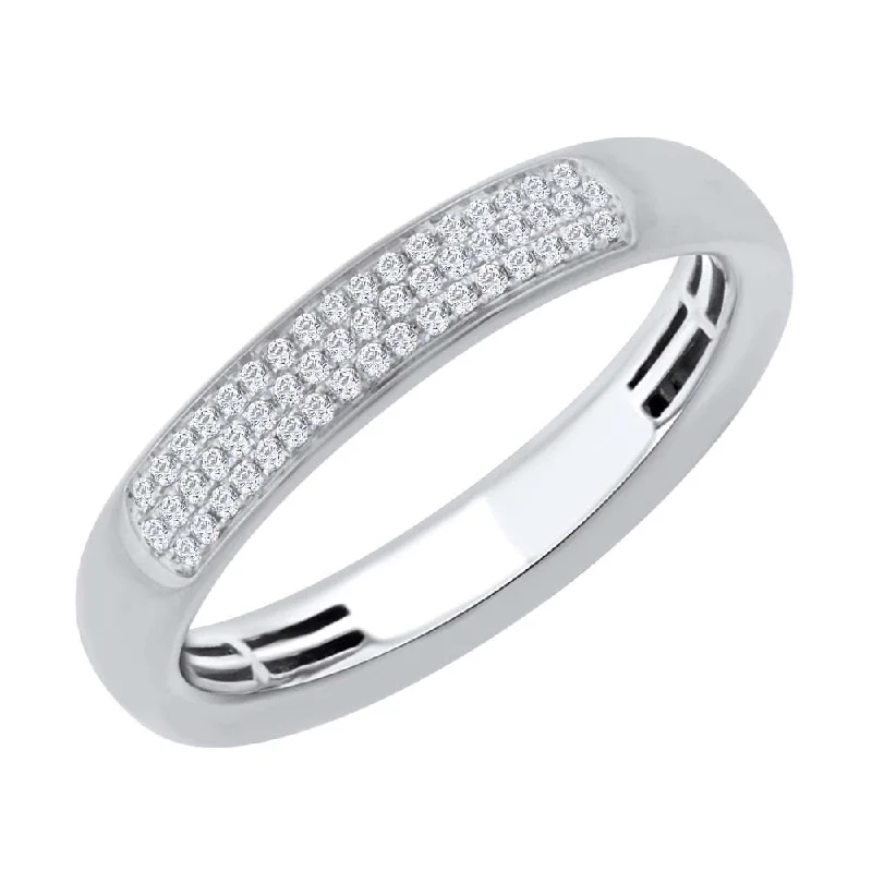 eternity rings for women -0.15 Carat Diamond Unisex Wedding Band Ring in Gold