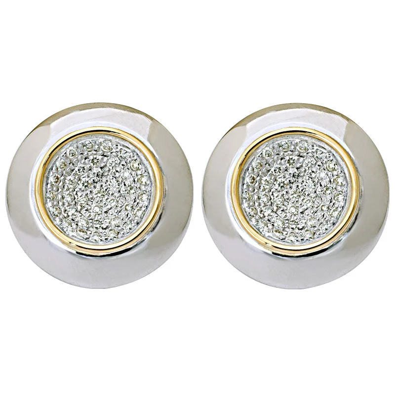 luxury drop earrings -Earrings-Diamond