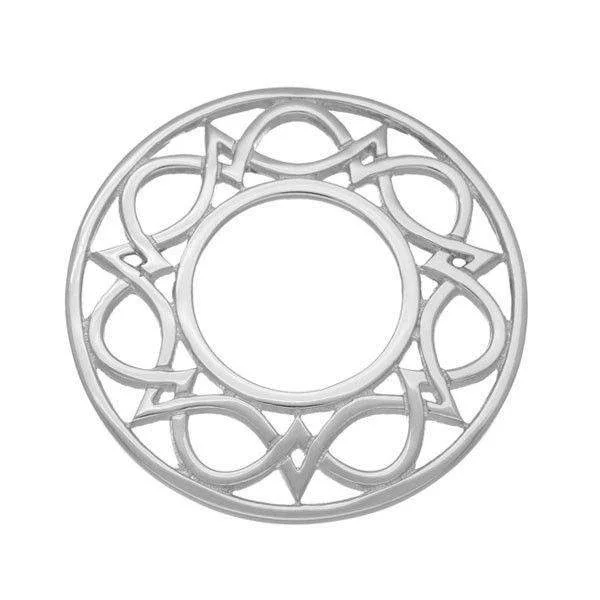 Sterling Silver Celtic Brooch-B587