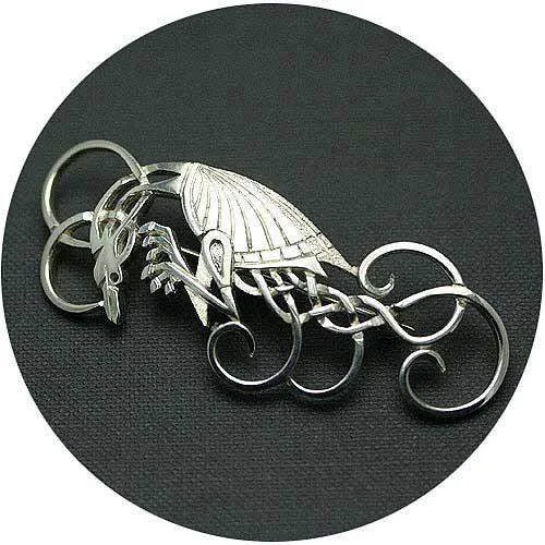 Silver Celtic Brooch - Z16