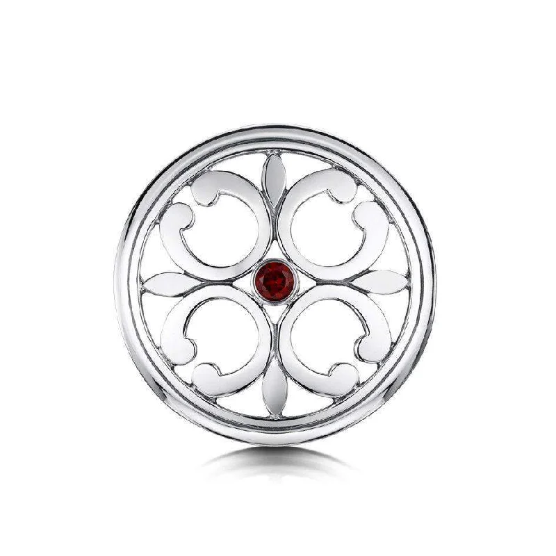 Garnet Cathedral Brooch - SBX21