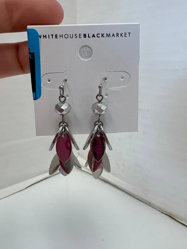 elegant pearl drop earrings -Earrings Dangle/drop By White House Black Market