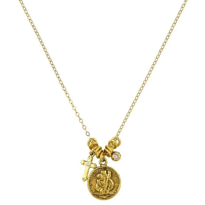 trendy necklaces for women -Justice St Christopher Necklace