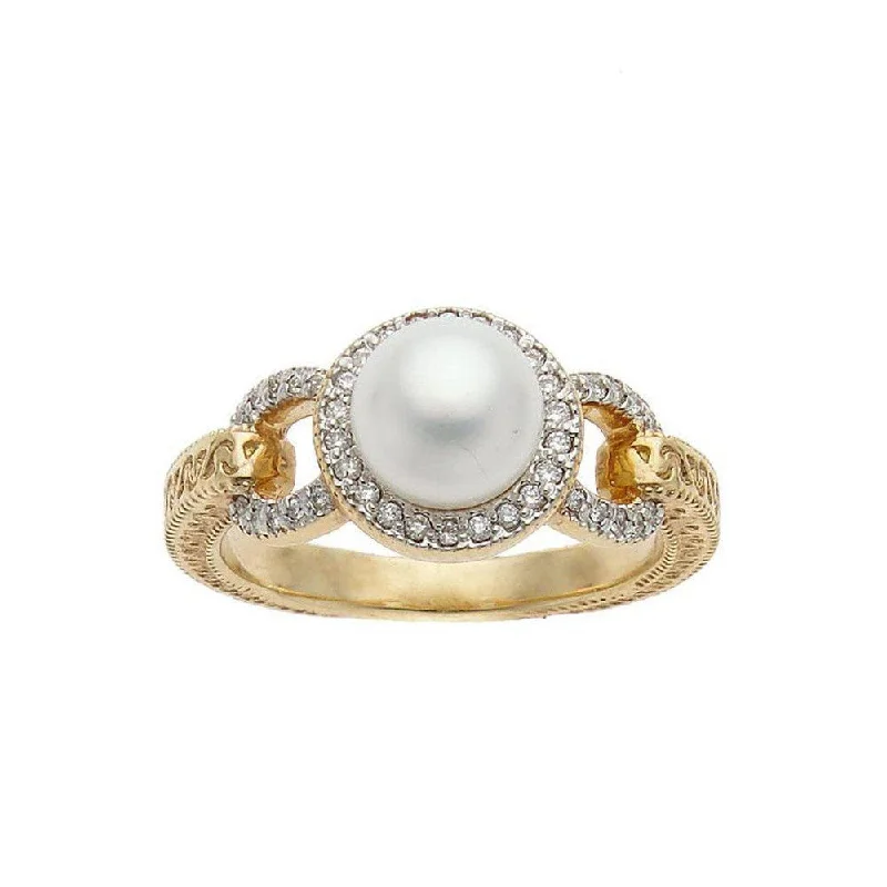 elegant necklaces for women -Signature 14k Pearl Ring Size 6