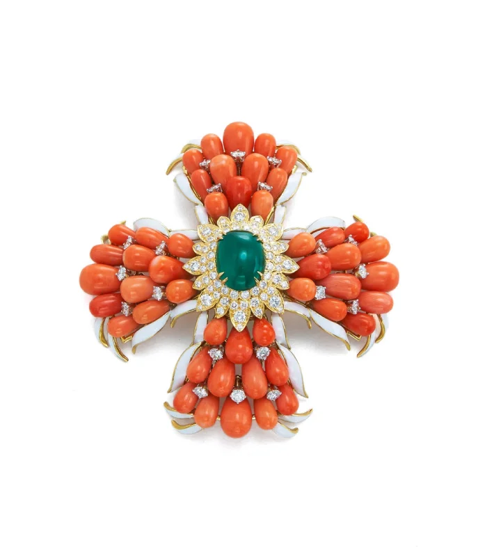 The Elizabeth Taylor Maltese Cross Brooch