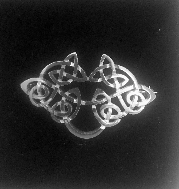 Silver Celtic Brooch - C51