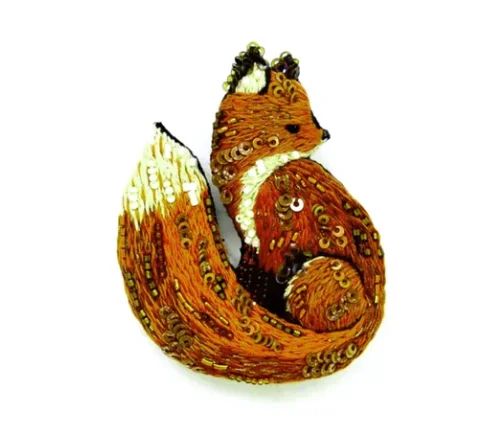 Trovelore - Red Fox Brooch Pin