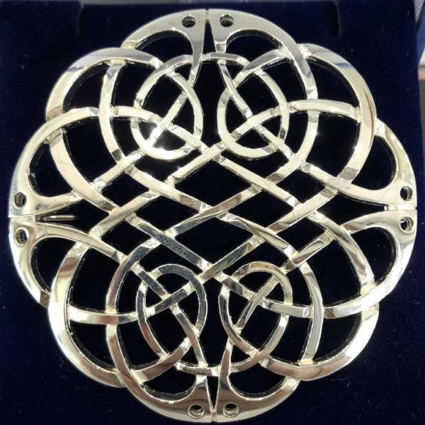 Silver Celtic Brooch - KB2