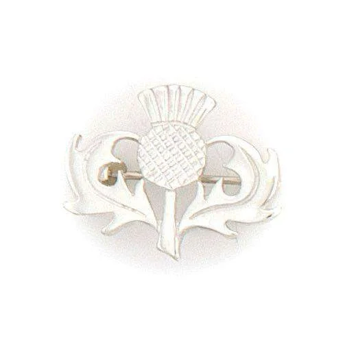 Sterling Silver Thistle Brooch -  B122  ORT